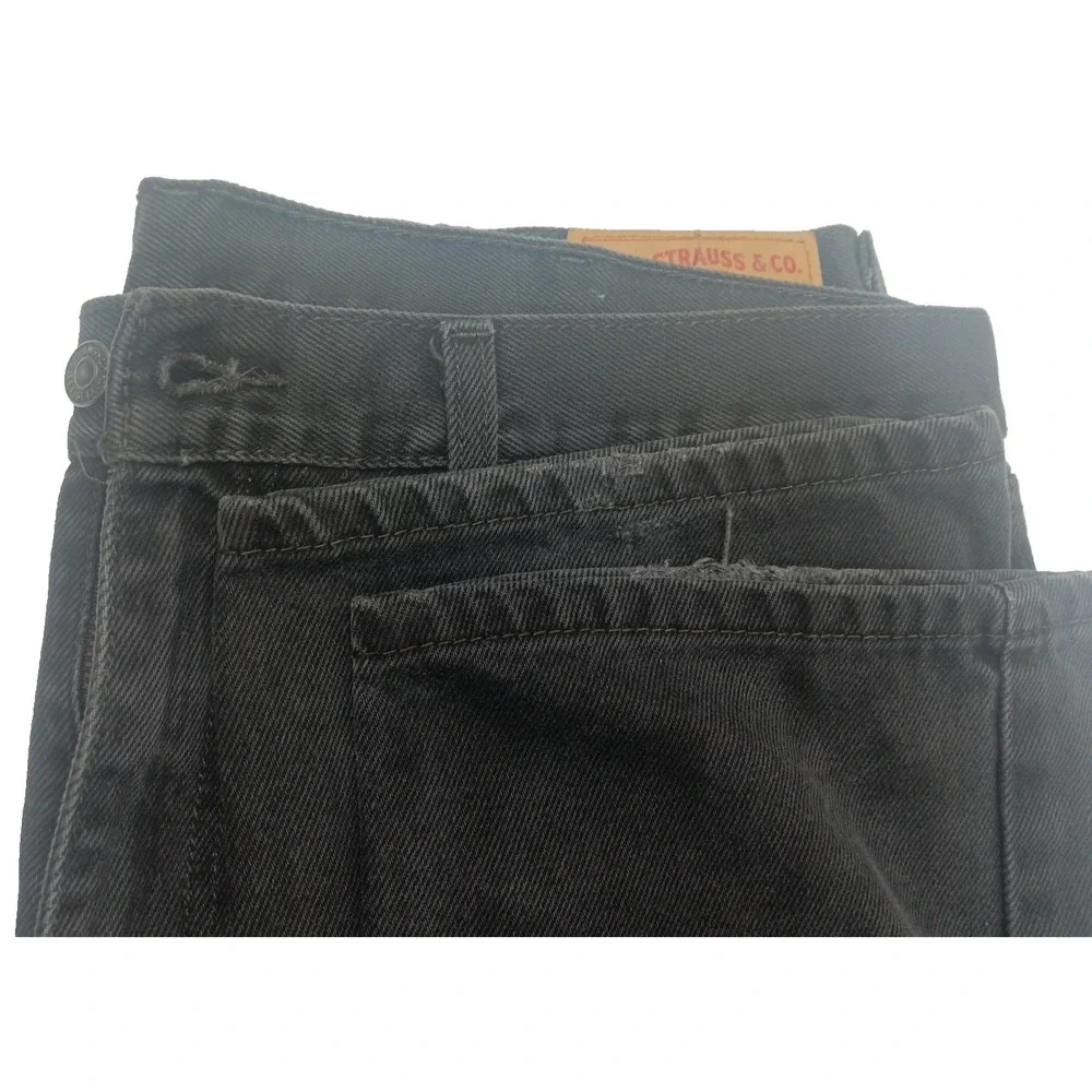 Levi's 505 Black Men's Jeans 38x32; pre-owned